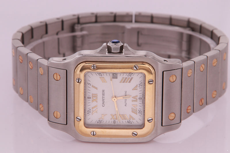Cartier Santos Automatic Steel & Yellow Gold Watch Ref 2319 Unisex