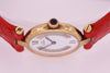 Must de Cartier Ladies Gold Plated Silver Watch Cartier Vermeil Quartz Watch