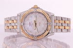 Breitling Wings Ladies Stainless Steel and Gold Diamond Watch Quartz with papers D67050