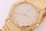 Ebel Classic Wave Ladies Watch 18 K Yellow Gold Quartz Ebel Watch Ref 2890