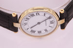 Cartier Gold Plated Silver Ladies Unisex Silver Quartz Watch - 30 mm