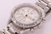 Omega Speedmaster Chronograph Stainless Steel Automatic Watch Silver Dial