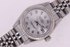 Rolex Datejust Ladies Stainless Steel Silver Diamond Dial