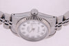 Rolex Datejust Ladies Stainless Steel Silver Diamond Dial