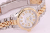 Rolex Datejust Ladies Diamond Watch Stainless Steel and Gold Ref 179173 with Box & Papers