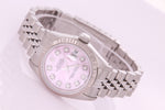 Rolex Datejust Ladies Stainless Steel Automatic Diamond Watch with Rolex Box & Papers