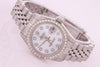 Rolex Datejust Ladies Stainless Steel Diamond Watch